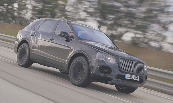 最快SUV 宾利Bentayga实测301km/h 